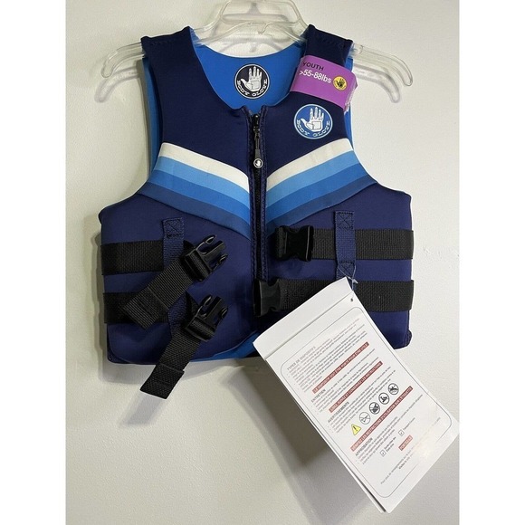 Body Glove Kids Dual-Size Evoprene PFD Life Jacket Youth Unisex Blue Summer NEW